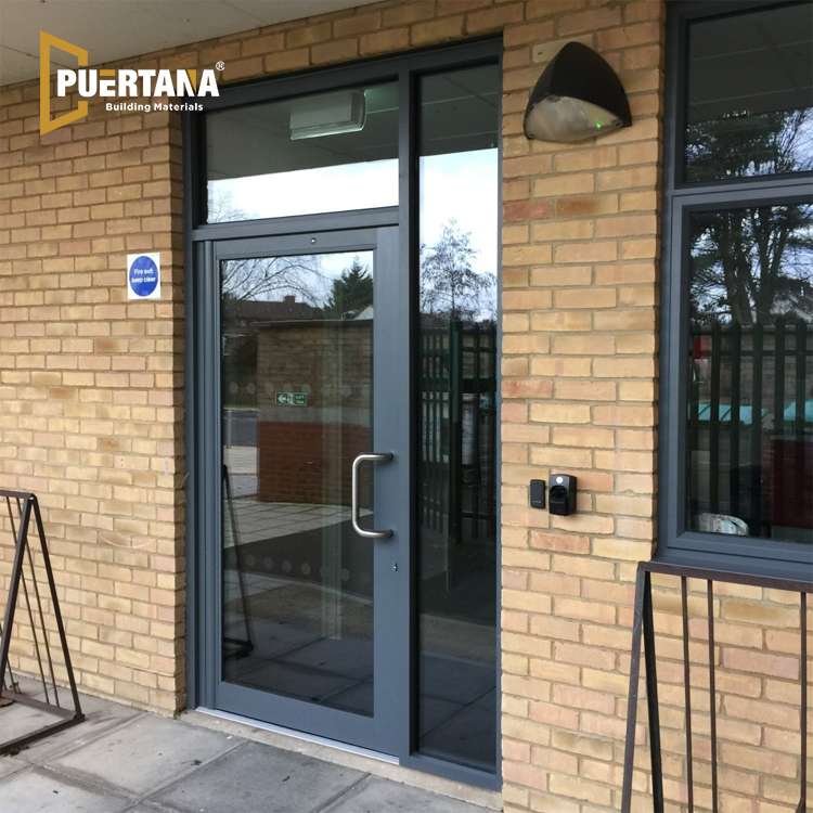 Commercial Aluminum Storefront Entrance Doors Aluminum Storefront
